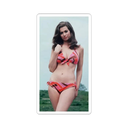 Valerie Leon #58 (Vintage Female Icon) STICKER Vinyl Kiss-Cut Decal 4 Inch White - The Sticker Space