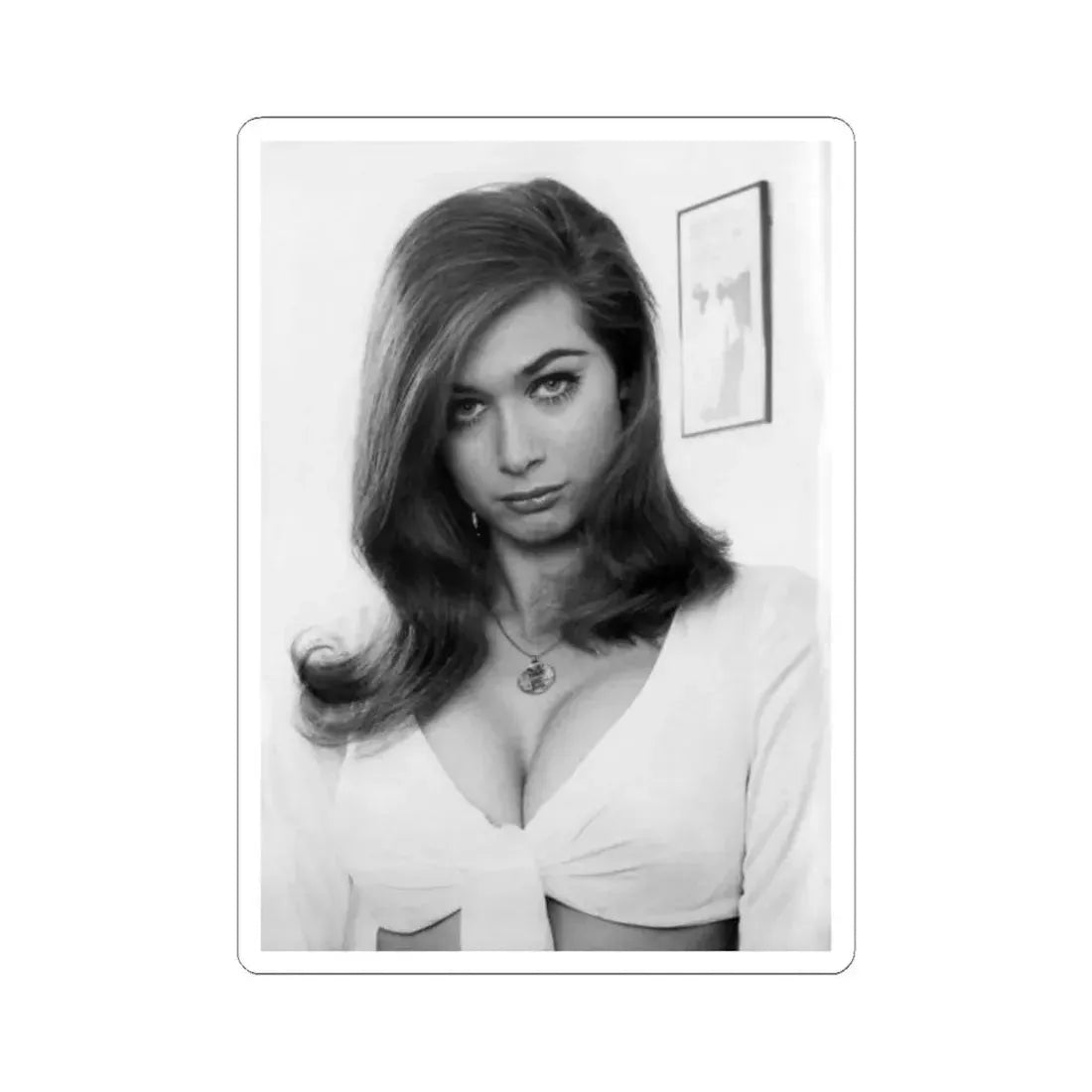 Valerie Leon #67 (Vintage Female Icon) STICKER Vinyl Kiss-Cut Decal 2 Inch White - The Sticker Space