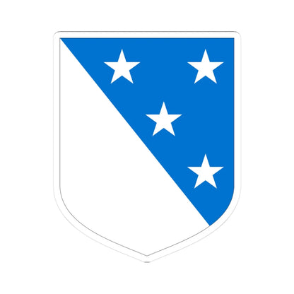 Valgamaa vapp (Estonia) (Coat of Arms) STICKER Vinyl Kiss-Cut Decal 3 Inch White - The Sticker Space