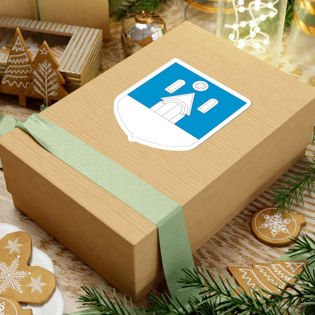 Valjala vapp (Estonia) (Coat of Arms) STICKER Vinyl Kiss-Cut Decal - The Sticker Space