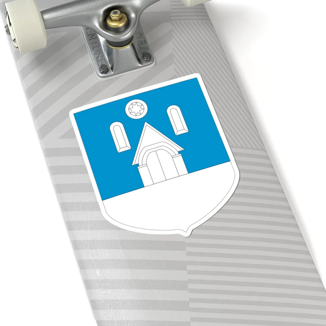 Valjala vapp (Estonia) (Coat of Arms) STICKER Vinyl Kiss-Cut Decal - The Sticker Space