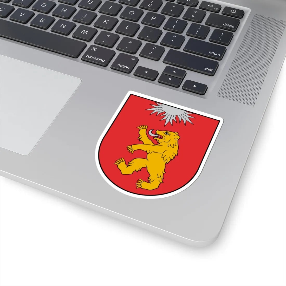Valkas novads COA (Latvia) (Coat of Arms) STICKER Vinyl Kiss-Cut Decal - The Sticker Space