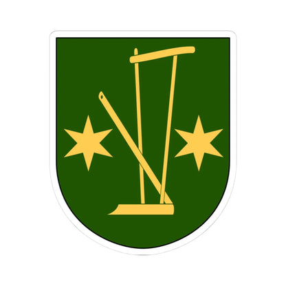 Valkebo vapen (Sweden) (Coat of Arms) STICKER Vinyl Kiss-Cut Decal 3 Inch White - The Sticker Space