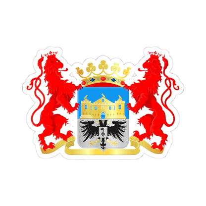 Valkenburg aan de Geul wapen (Netherlands) (Coat of Arms) STICKER Vinyl Kiss-Cut Decal 4 Inch White - The Sticker Space