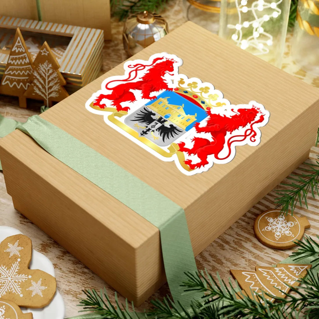 Valkenburg aan de Geul wapen (Netherlands) (Coat of Arms) STICKER Vinyl Kiss-Cut Decal - The Sticker Space