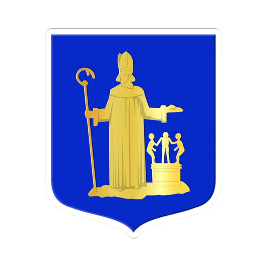 Valkenwaard wapen 1954 (Netherlands) (Coat of Arms) STICKER Vinyl Kiss-Cut Decal 2 Inch White - The Sticker Space