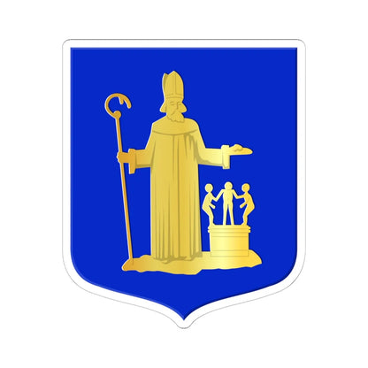 Valkenwaard wapen 1954 (Netherlands) (Coat of Arms) STICKER Vinyl Kiss-Cut Decal 6 Inch White - The Sticker Space