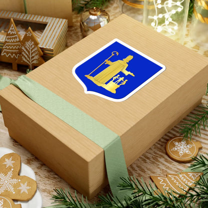 Valkenwaard wapen 1954 (Netherlands) (Coat of Arms) STICKER Vinyl Kiss-Cut Decal - The Sticker Space