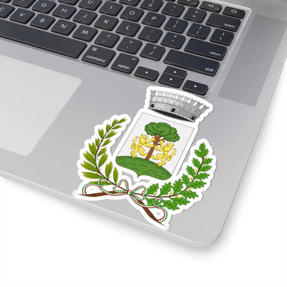 Valle dellAngelo-Stemma (Italy) (Coat of Arms) STICKER Vinyl Kiss-Cut Decal - The Sticker Space