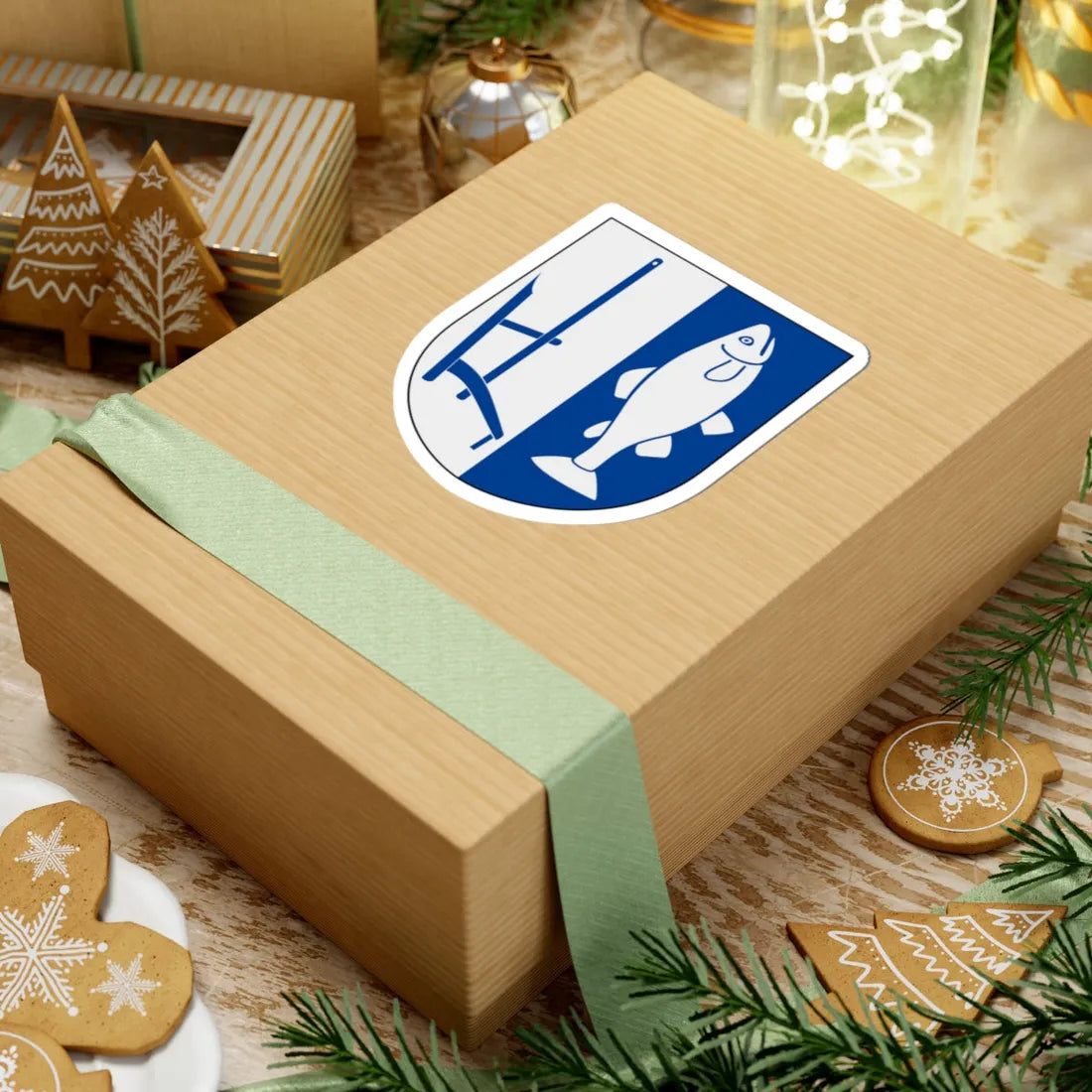 Valle vapen (Sweden) (Coat of Arms) STICKER Vinyl Kiss-Cut Decal - The Sticker Space