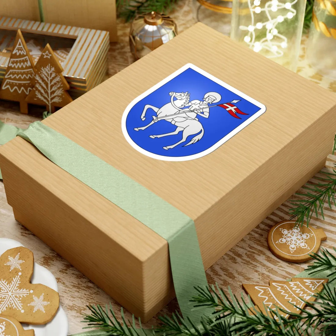 Vallemaggia-coat of arms (Switzerland) (Coat of Arms) STICKER Vinyl Kiss-Cut Decal - The Sticker Space