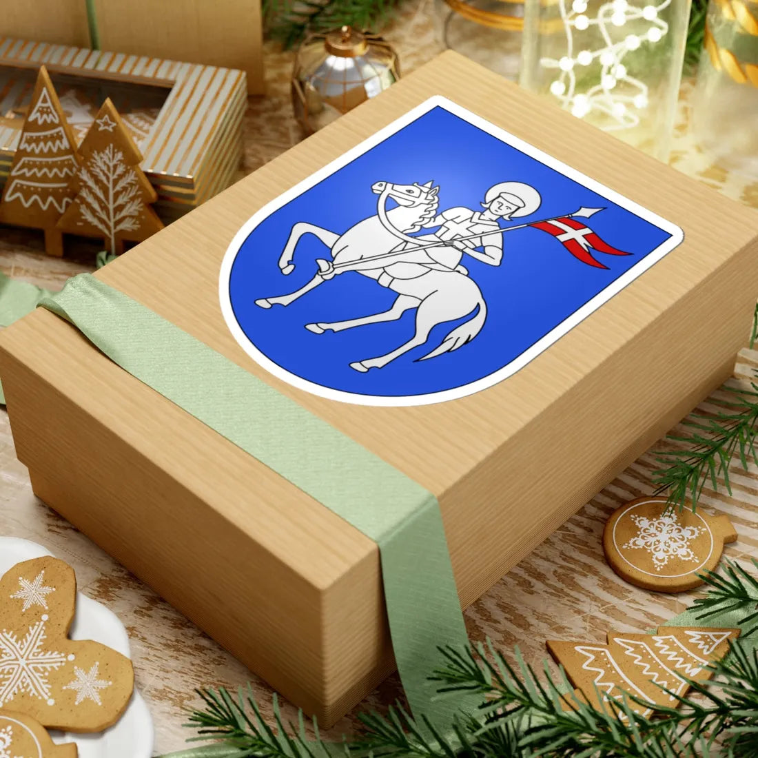 Vallemaggia-coat of arms (Switzerland) (Coat of Arms) STICKER Vinyl Kiss-Cut Decal - The Sticker Space