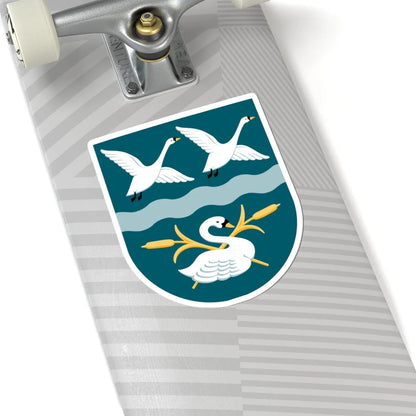 Vallensbæk Kommune coa (Denmark) (Coat of Arms) STICKER Vinyl Kiss-Cut Decal - The Sticker Space