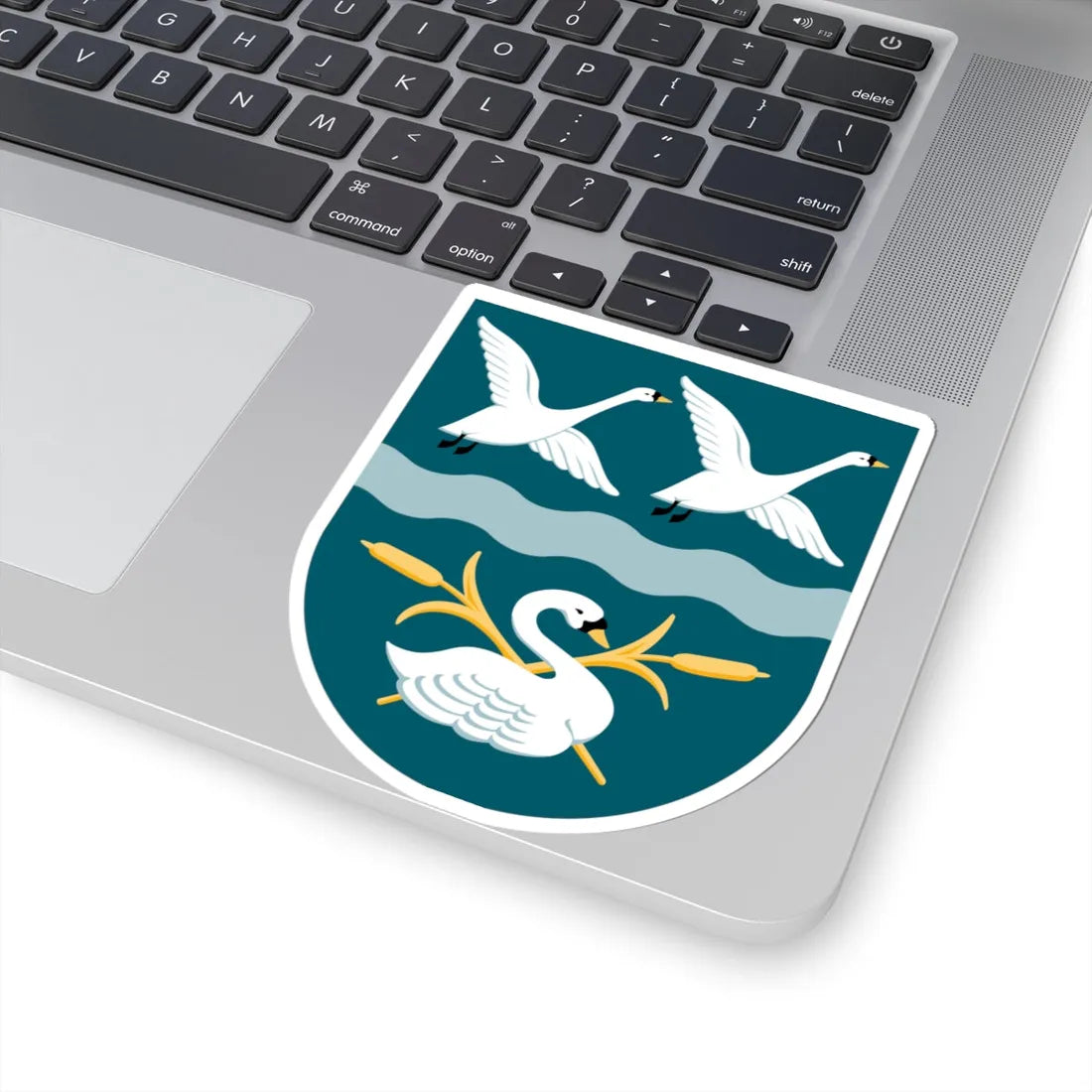 Vallensbæk Kommune coa (Denmark) (Coat of Arms) STICKER Vinyl Kiss-Cut Decal - The Sticker Space