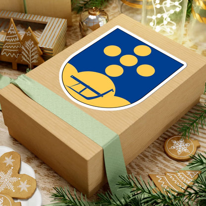 Vallerstad församling vapen (Sweden) (Coat of Arms) STICKER Vinyl Kiss-Cut Decal - The Sticker Space