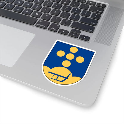 Vallerstad församling vapen (Sweden) (Coat of Arms) STICKER Vinyl Kiss-Cut Decal - The Sticker Space