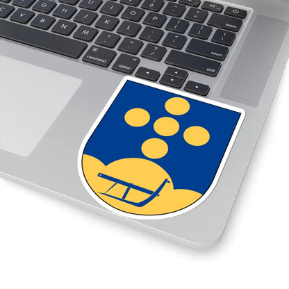 Vallerstad församling vapen (Sweden) (Coat of Arms) STICKER Vinyl Kiss-Cut Decal - The Sticker Space