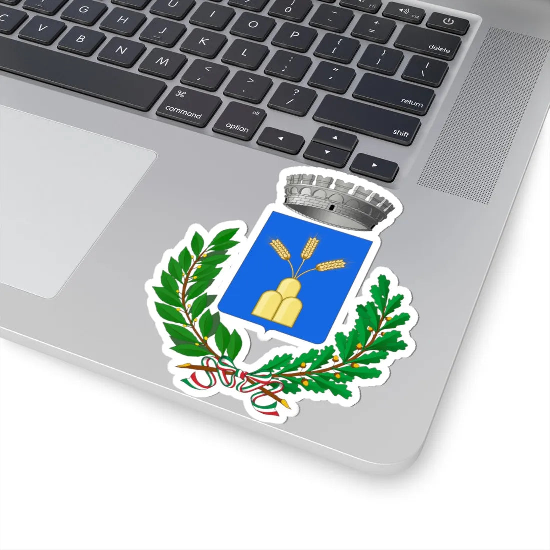 Vallesaccarda-Stemma (Italy) (Coat of Arms) STICKER Vinyl Kiss-Cut Decal - The Sticker Space