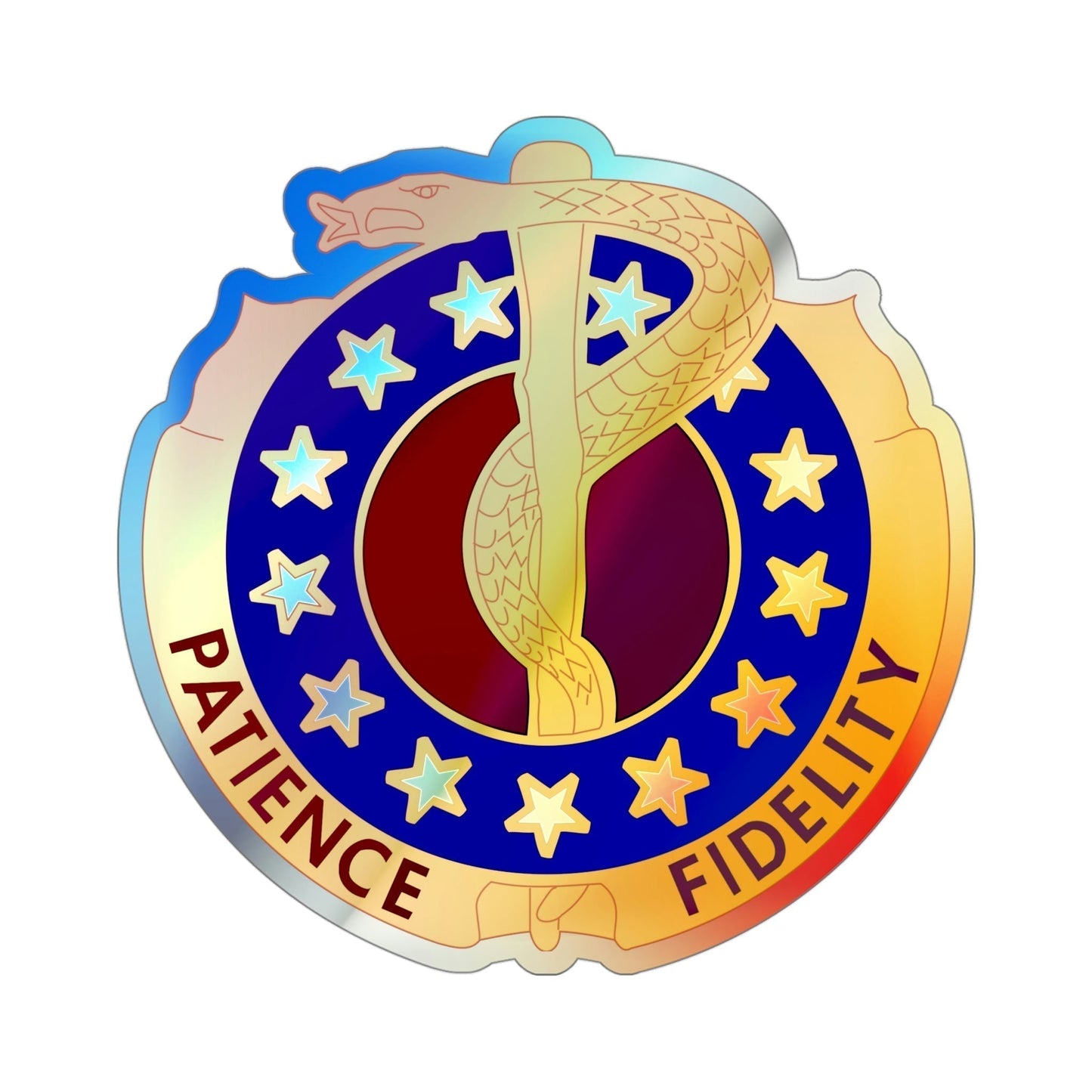 Valley Forge General Hospital (U.S. Army) Holographic STICKER Die-Cut Vinyl Decal-4 Inch-The Sticker Space