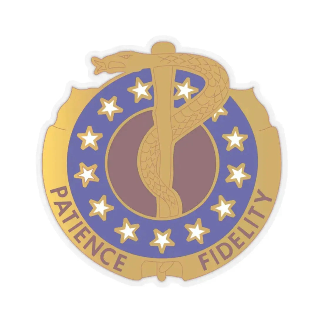 Valley Forge General Hospital (U.S. Army) STICKER Vinyl Kiss-Cut Decal 2 Inch Transparent - The Sticker Space