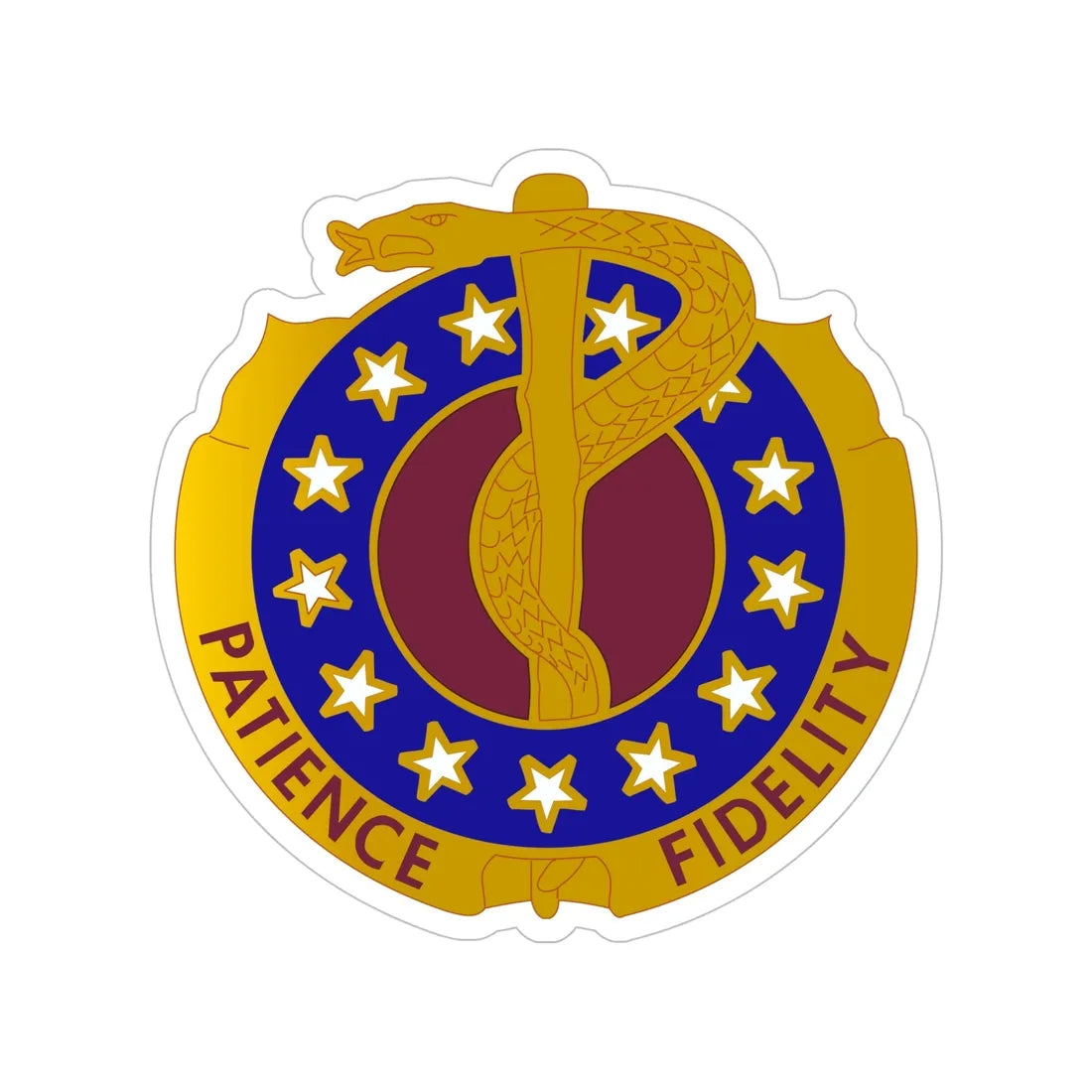 Valley Forge General Hospital (U.S. Army) Transparent STICKER Die-Cut Vinyl Decal 6 Inch - The Sticker Space