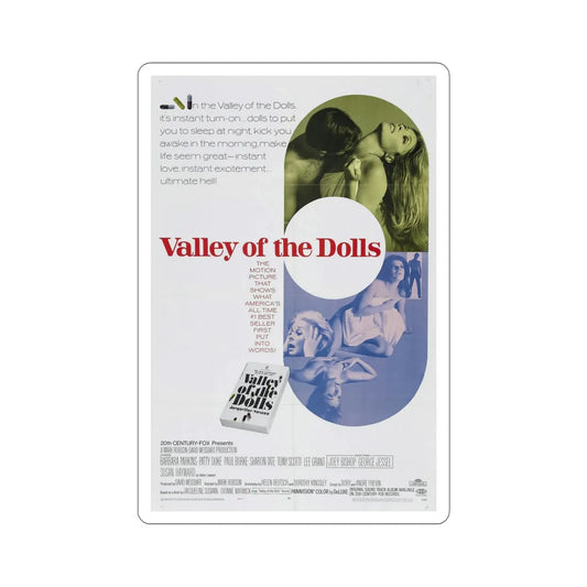 Valley of the Dolls 1967 Movie Poster STICKER Vinyl Die-Cut Decal 6 Inch - The Sticker Space