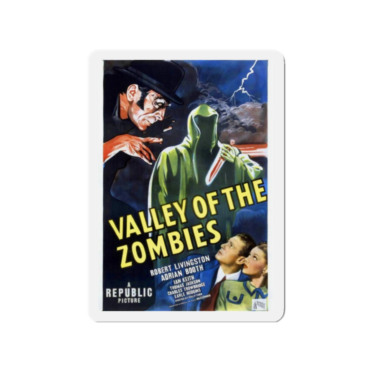 VALLEY OF THE ZOMBIES 1946 Movie Poster - Refrigerator Magnet