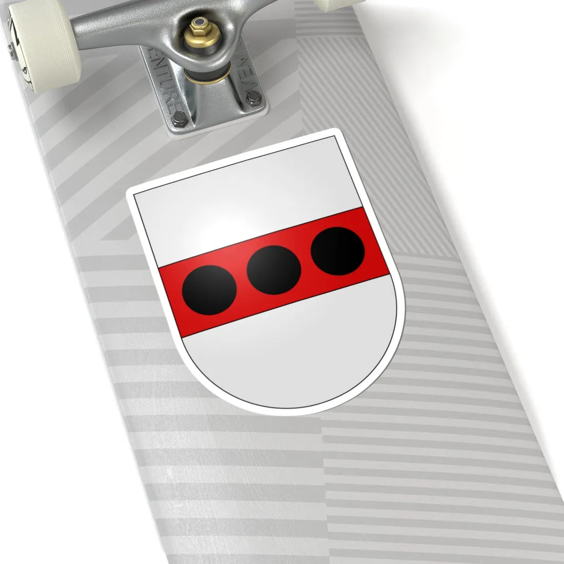 Vallon-coat of arms (Switzerland) (Coat of Arms) STICKER Vinyl Kiss-Cut Decal - The Sticker Space