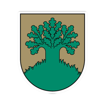 Valmieras apriņķa ģerbonis (Latvia) (Coat of Arms) STICKER Vinyl Kiss-Cut Decal 2 Inch White - The Sticker Space