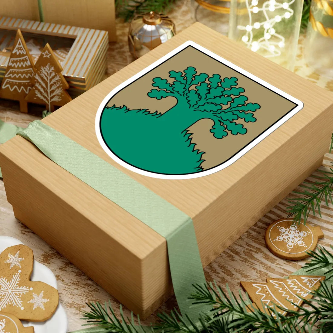 Valmieras apriņķa ģerbonis (Latvia) (Coat of Arms) STICKER Vinyl Kiss-Cut Decal - The Sticker Space