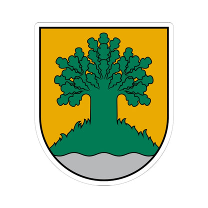 Valmieras novada ģerbonis (Latvia) (Coat of Arms) STICKER Vinyl Kiss-Cut Decal 6 Inch White - The Sticker Space