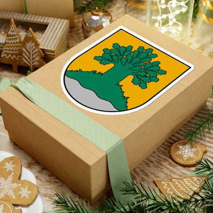 Valmieras novada ģerbonis (Latvia) (Coat of Arms) STICKER Vinyl Kiss-Cut Decal - The Sticker Space