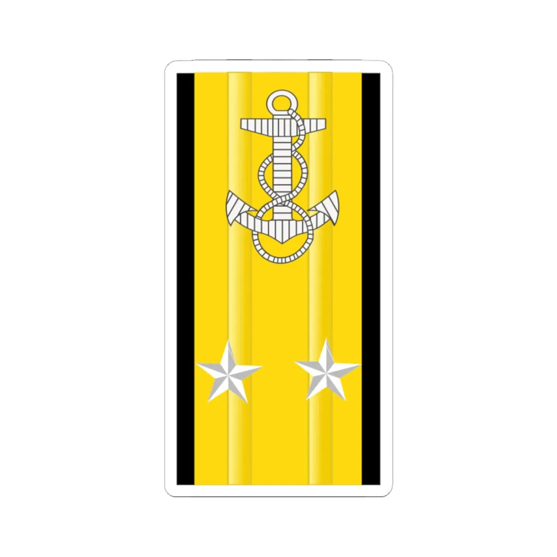 VAlmteAB (Bolivia) (Military Rank) STICKER Vinyl Kiss-Cut Decal 4 Inch White - The Sticker Space