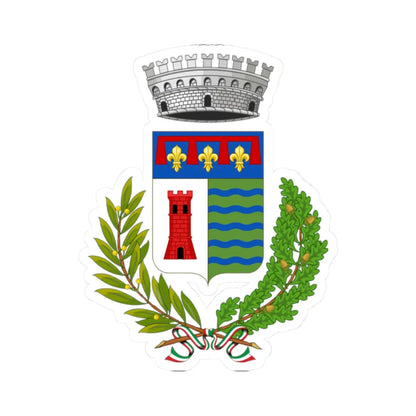 Valsamoggia-Stemma (Italy) (Coat of Arms) STICKER Vinyl Kiss-Cut Decal 2 Inch White - The Sticker Space
