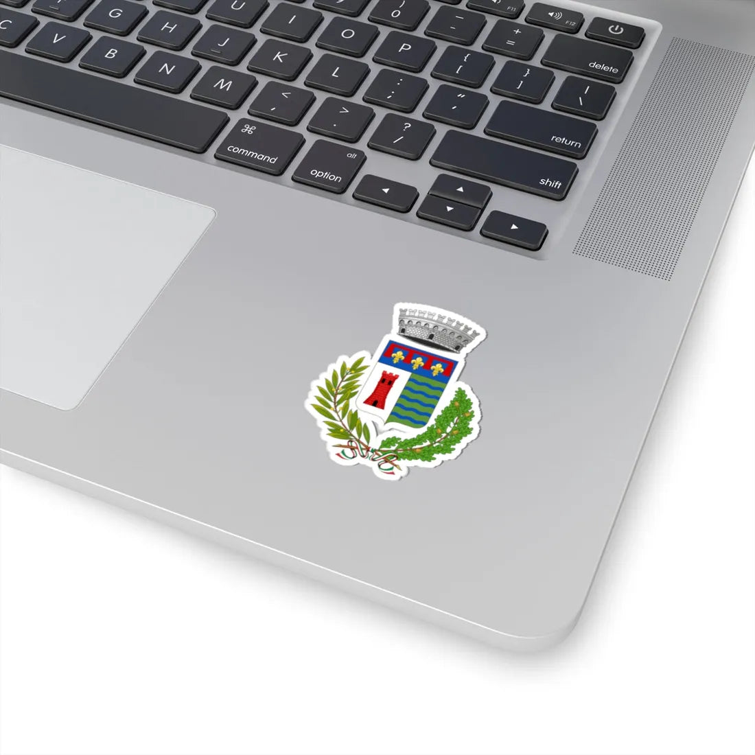 Valsamoggia-Stemma (Italy) (Coat of Arms) STICKER Vinyl Kiss-Cut Decal - The Sticker Space