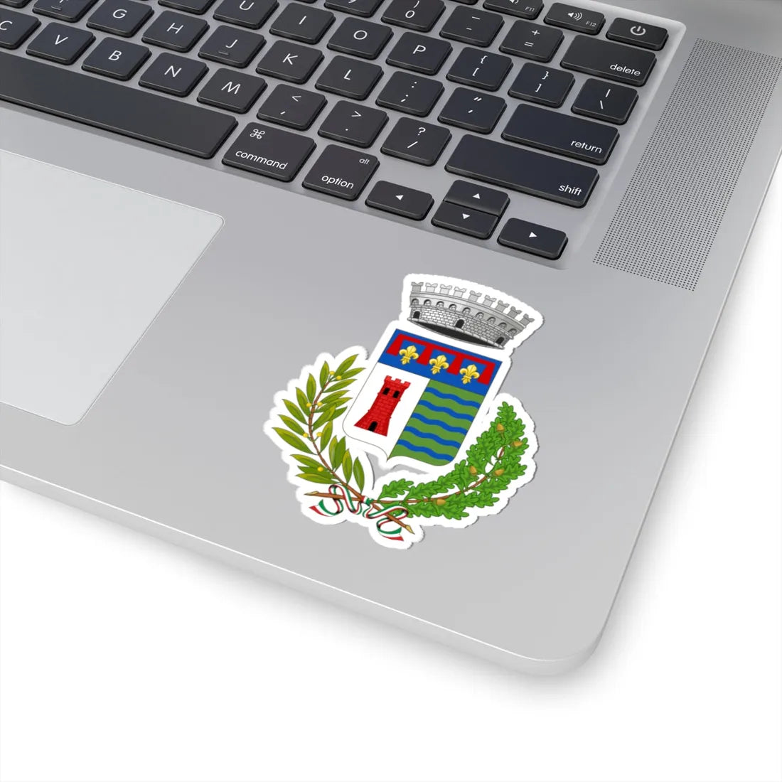 Valsamoggia-Stemma (Italy) (Coat of Arms) STICKER Vinyl Kiss-Cut Decal - The Sticker Space