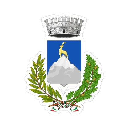 Valsavarenche-Stemma (Italy) (Coat of Arms) STICKER Vinyl Kiss-Cut Decal 4 Inch White - The Sticker Space