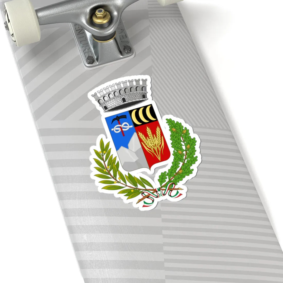 Valtournenche-Stemma (Italy) (Coat of Arms) STICKER Vinyl Kiss-Cut Decal - The Sticker Space