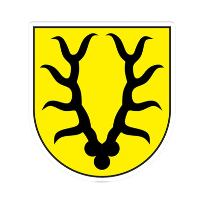 Valzeina wappen (Switzerland) (Coat of Arms) STICKER Vinyl Kiss-Cut Decal 2 Inch White - The Sticker Space