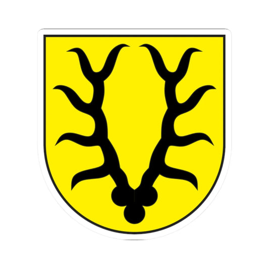 Valzeina wappen (Switzerland) (Coat of Arms) STICKER Vinyl Kiss-Cut Decal 2 Inch White - The Sticker Space