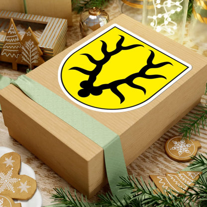 Valzeina wappen (Switzerland) (Coat of Arms) STICKER Vinyl Kiss-Cut Decal - The Sticker Space