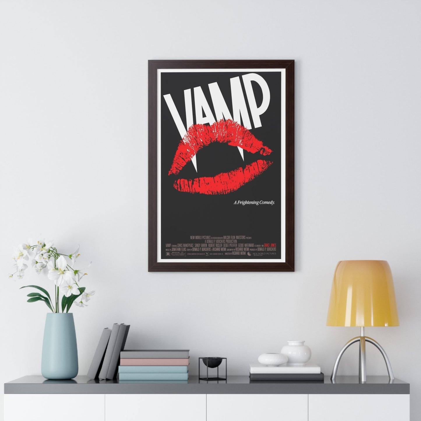 VAMP 1986 - Framed Movie Poster-The Sticker Space