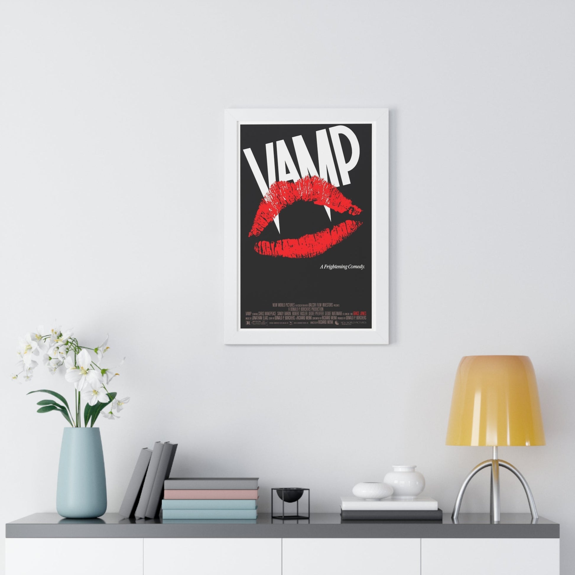 VAMP 1986 - Framed Movie Poster-The Sticker Space