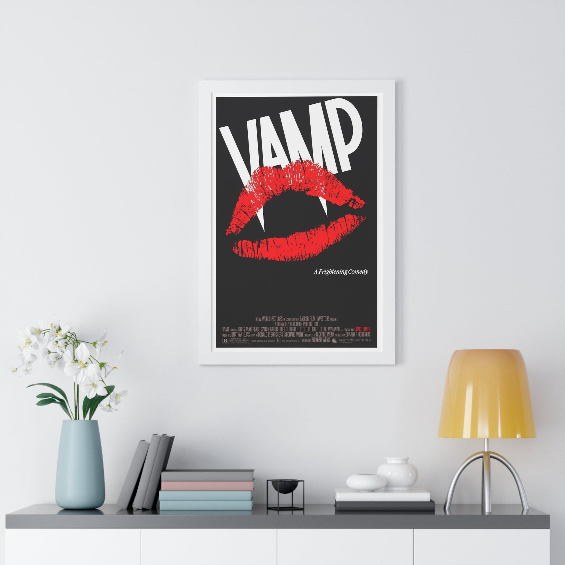 VAMP 1986 - Framed Movie Poster-The Sticker Space