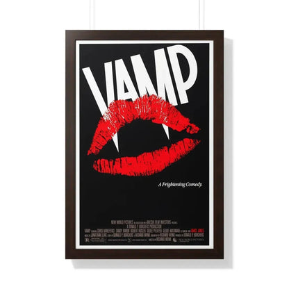 VAMP 1986 - Framed Movie Poster 20" x 30" Walnut - The Sticker Space