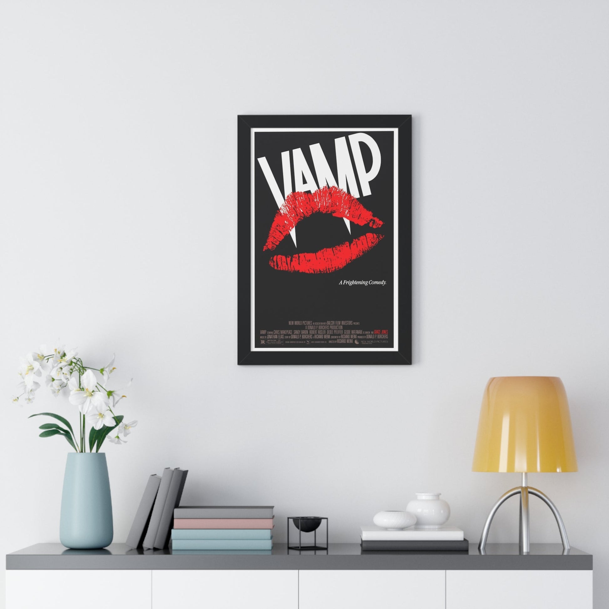 VAMP 1986 - Framed Movie Poster-The Sticker Space