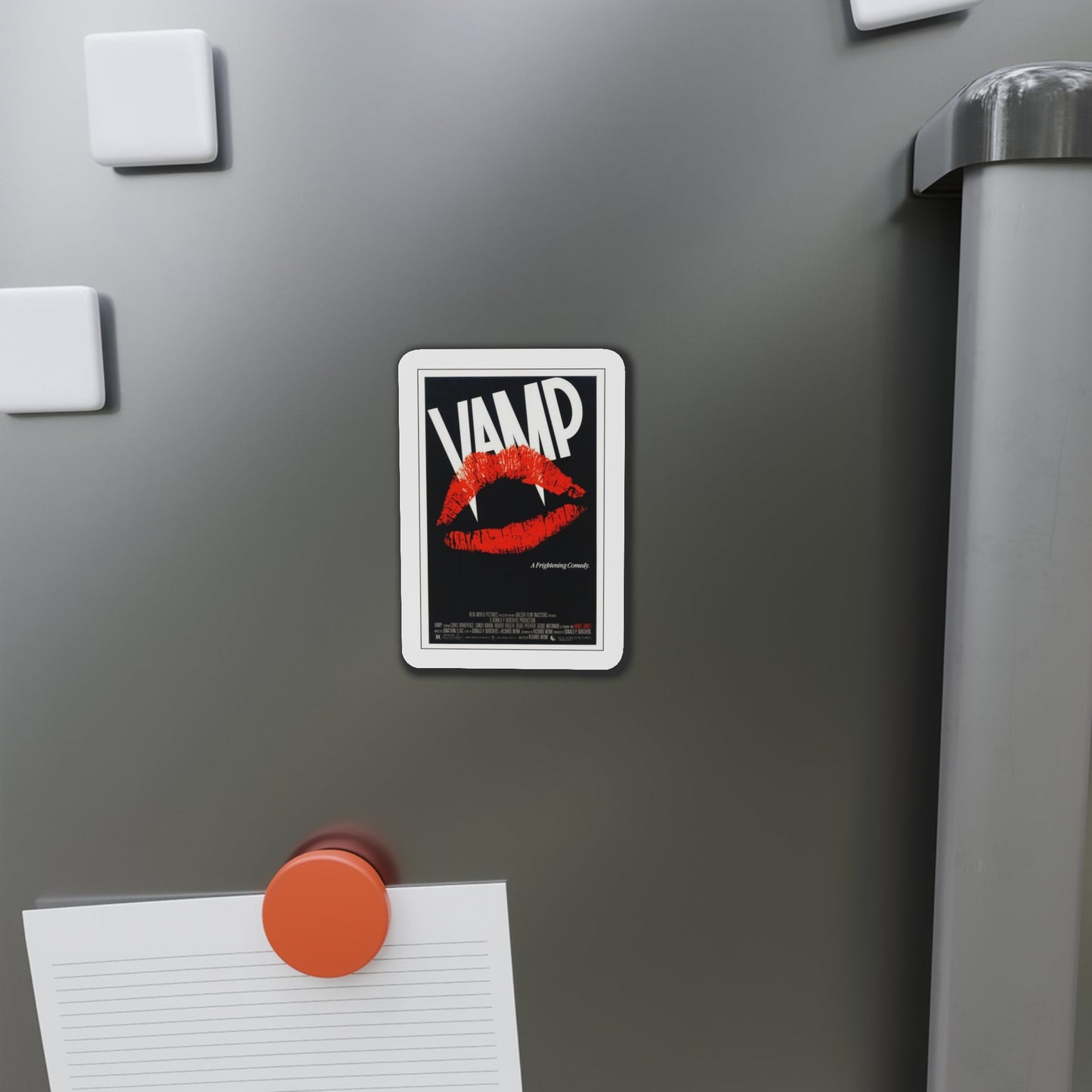 Vamp 1986 Movie Poster Die-Cut Magnet-The Sticker Space