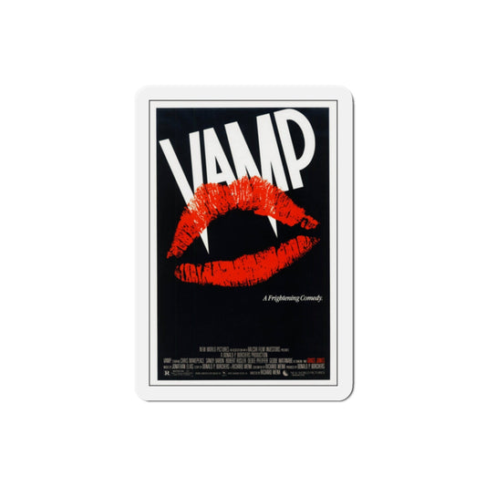 Vamp 1986 Movie Poster Die-Cut Magnet-2" x 2"-The Sticker Space