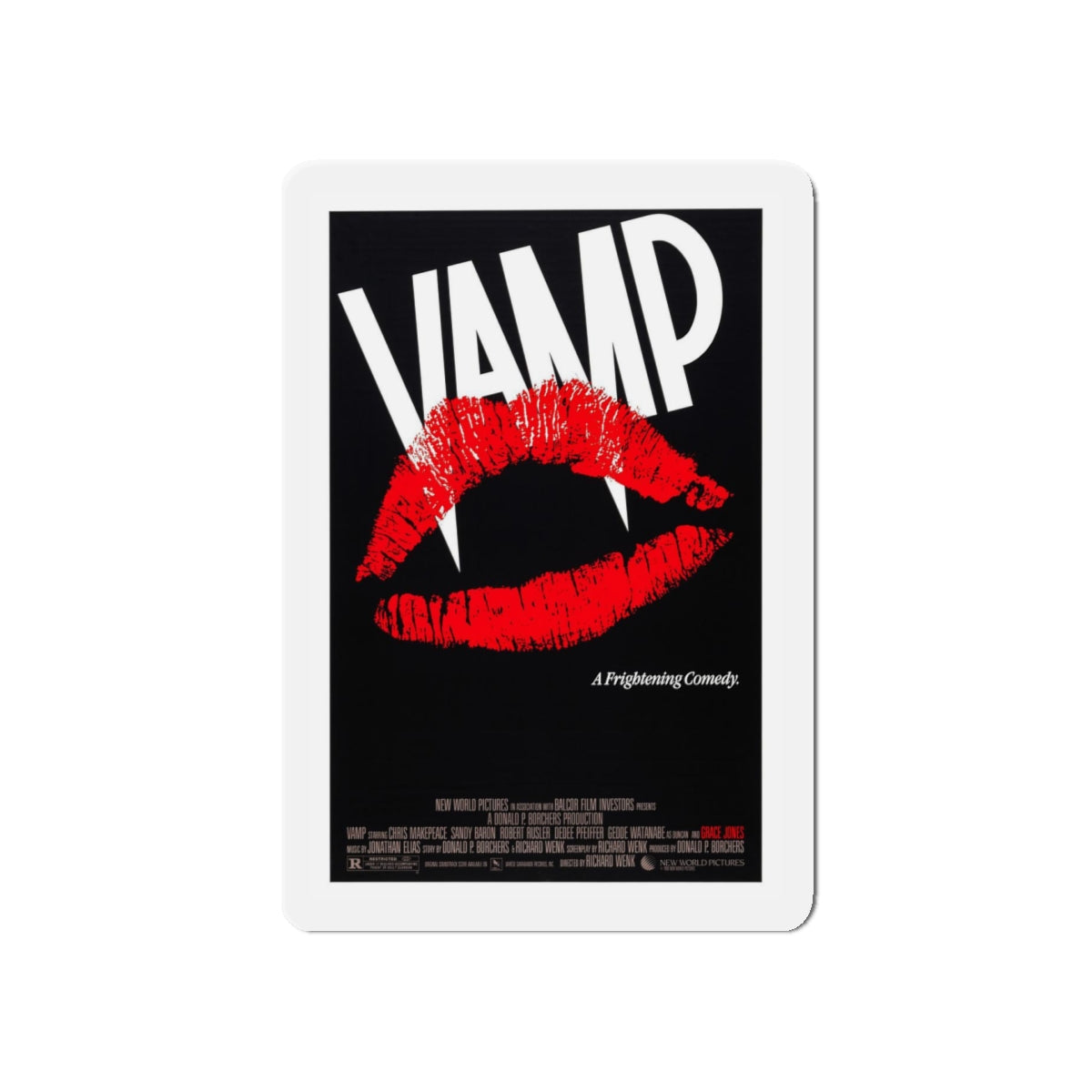 VAMP 1986 Movie Poster - Refrigerator Magnet