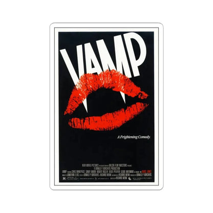 Vamp 1986 Movie Poster - STICKER Vinyl Kiss-Cut Decal 4 Inch White - The Sticker Space